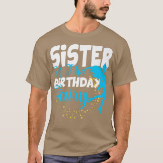 Zuster van The Birthday Fairy Fantasy Birthday Squ T-shirt