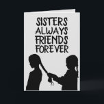 ZUSTER VERJAARDAG VRIEND WENSKAARTEN KAART<br><div class="desc">SISTER BIRTHDAY-KAART</div>