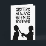 ZUSTER VERJAARDAG VRIEND WENSKAARTEN KAART<br><div class="desc">SISTER BIRTHDAY-KAART</div>