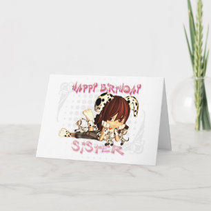 Zuster verjaardagskaart Moonies cutie pie kittens Kaart