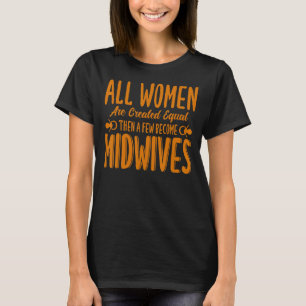 Zuster-verloskundige Birth Worker een paar wordt v T-shirt