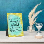 Zuster voor studenten; Trendy en Hip Fotoplaat (Zijkant)