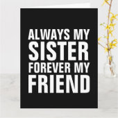 ZUSTER VRIEND OVERSIZED VERJAARDAGSKAARTEN KAART (Gele Bloem)