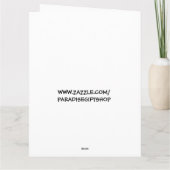 ZUSTER VRIEND OVERSIZED VERJAARDAGSKAARTEN KAART (Achterkant)