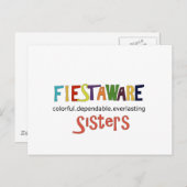 Zuster Vriendinnen Betrouwbare Everduurzame Briefkaart (Voorkant / Achterkant)
