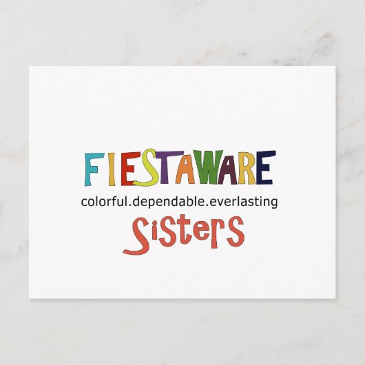 Zuster Vriendinnen Betrouwbare Everduurzame Briefkaart (Voorkant)