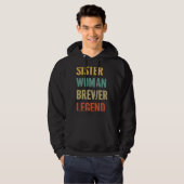 zuster vrouw brouwer legende hoodie (Voorkant volledig)