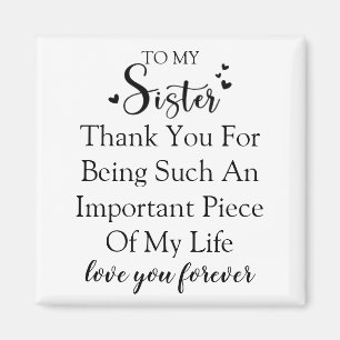 Zuster waardering Dank u voor uw aanwezigheid in m Magneet