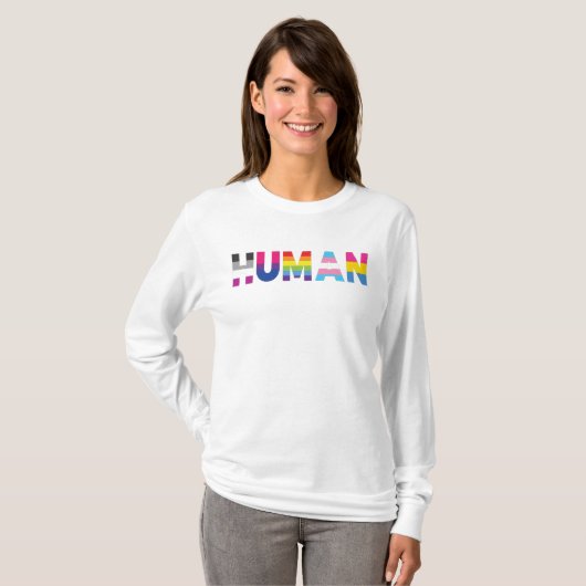 Zuster Wives® - Humaan Pullover Sweatshirt voor vr (Voorkant volledig)