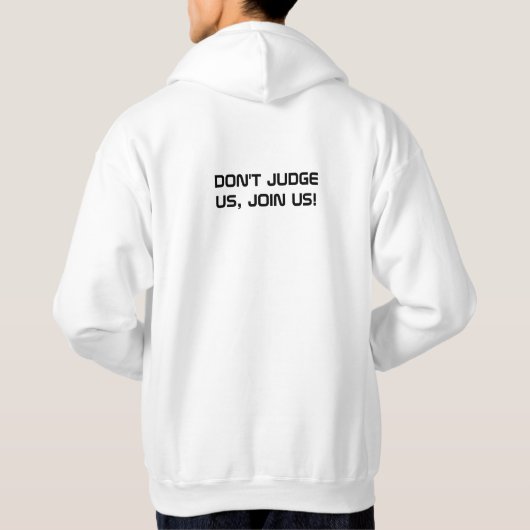 Zuster Wives® - rechter Pullover Hoodie niet (Achterkant)