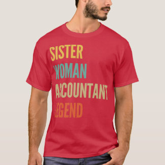 zuster Woman Accountant Legend T-shirt