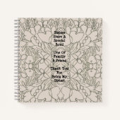 Zuster Zentiment Abstract Notitieboek (Voorkant)