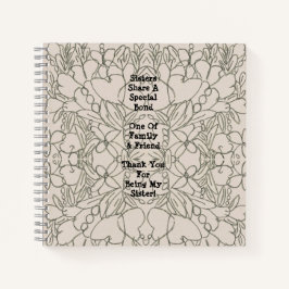 Zuster Zentiment Abstract Notitieboek