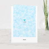 Zuster zuster 7e verjaardag kaart (Achterkant)