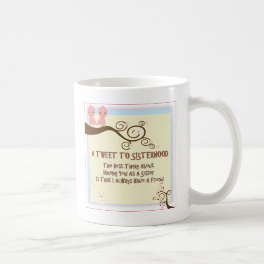 zusterband tweet koffiemok (Rechts)