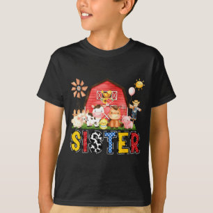 Zusterboerderij Koe Verjaardagsjongen Matching Fam T-shirt