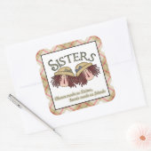 Zustergedicht fun familie sticker (Envelop)