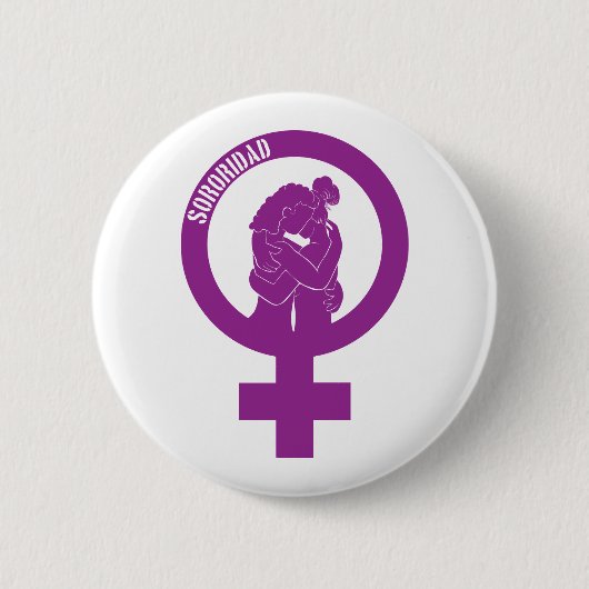 Zusterknop Ronde Button 5,7 Cm (Voorkant)