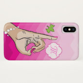 Zusterleven roze en groen Case-Mate iPhone case (Achterkant (horizontaal))