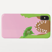 Zusterleven roze en groene illustratie Case-Mate iPhone case (Achterkant (horizontaal))