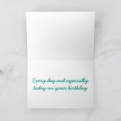 *** ZUSTERLIEFDE" OP JE VERJAARDAG EN ELKE DAG KAART (Binnen)