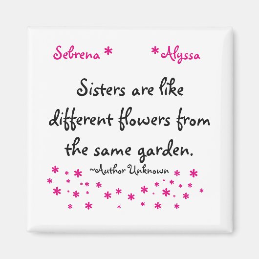 zustermagneet magneet (Voorkant)