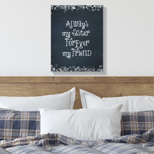 zusterofferte canvas afdruk (Insitu (Slaapkamer))