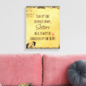 zusterofferte canvas afdruk (Insitu (Woonkamer))