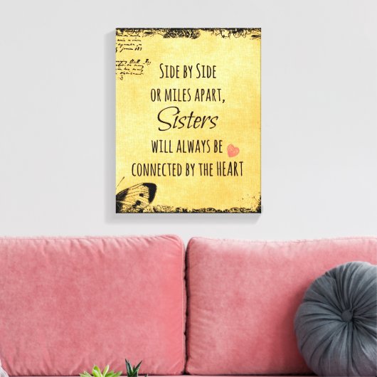 zusterofferte canvas afdruk (Insitu (Woonkamer))