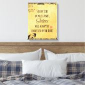 zusterofferte canvas afdruk (Insitu (Slaapkamer))