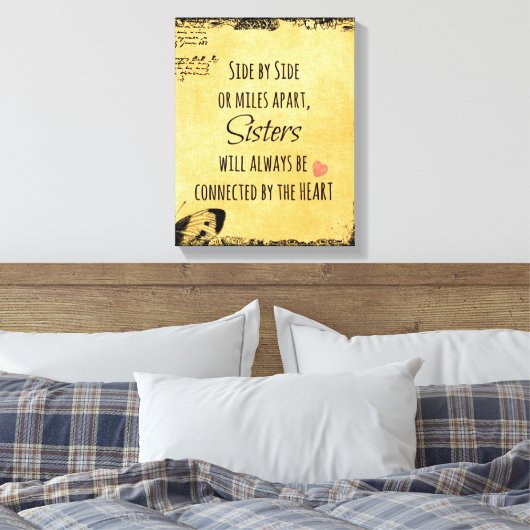 zusterofferte canvas afdruk (Insitu (Slaapkamer))