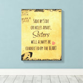 zusterofferte canvas afdruk (Insitu (Houten vloer))