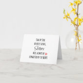 zusterofferte kaart (Gele Bloem)