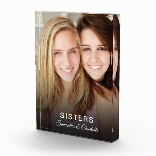 zusters aangepaste foto aangepast fotoblok (Rechts)