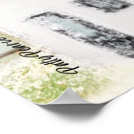 Zusters afdrukken poster (Hoek)