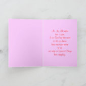 Zuster's alledaagse groetbloemen kaart (Binnen)