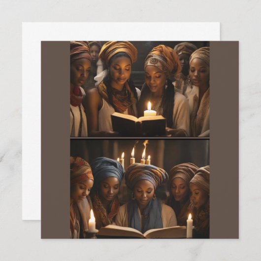 Zusters Bijbelstudie Save The Date (Voorkant / Achterkant)