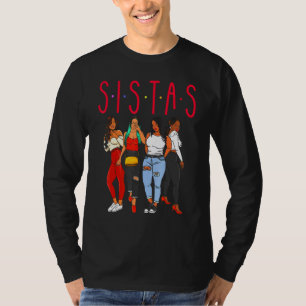 Zusters Black Girl Magic Leuke Melanine Vrouwen Br T-shirt