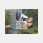 Zusters, Bouguereau Fleece Deken (Voorkant (Horizontaal))