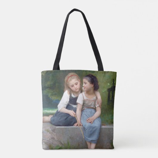 Zusters, Bouguereau Tote Bag (Achterkant)
