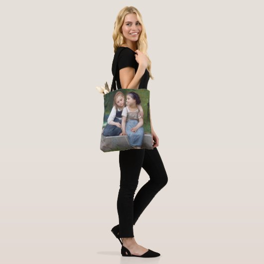 Zusters, Bouguereau Tote Bag (Op model)