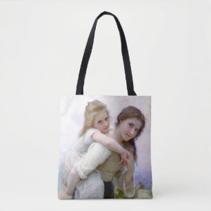 Zusters, Bouguereau Tote Bag