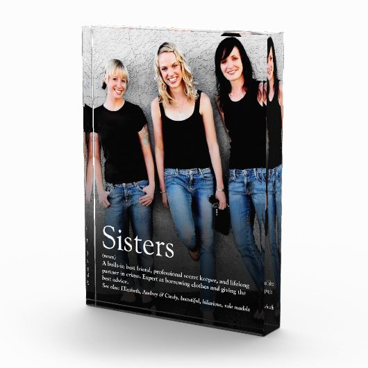 Zusters citeren modern leuk cool fotoblokken (Rechts)