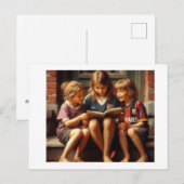 Zusters De Lezer Briefkaart (Voorkant / Achterkant)