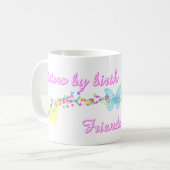Zusters door geboorte, vrienden door keuze koffiemok (Voorkant links)