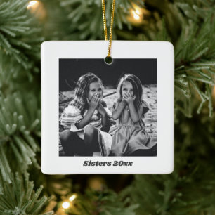 Zusters Eenvoudige Moderne Minimalistische Foto Ke Keramisch Ornament