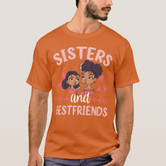 Zusters en beste vrienden Vriendschap Zuster Vrien T-shirt