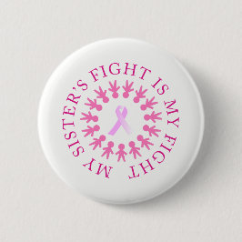 Zuster's Fight Breast Cancer Awareness Button