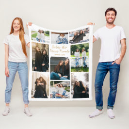 Zusters Forever Friends Fotocollage Aangepaste off Fleece Deken