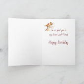 Zuster's Forever Love Birthday Wishes Kaart (Binnen)